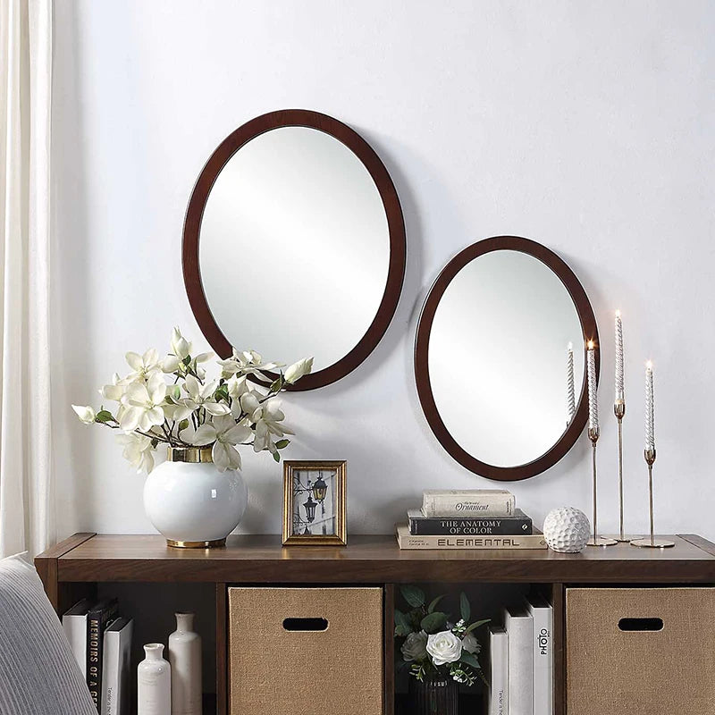 miroirs décoratifs ronds pour maquillage et décoration murale - vue 4 sur 11