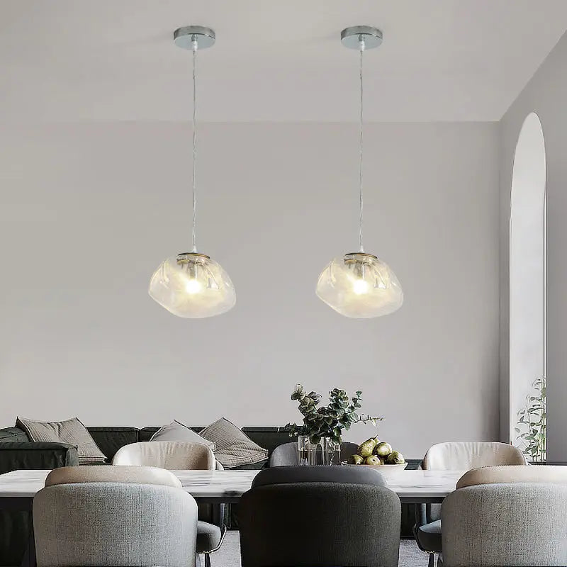 suspension moderne lampe duplex escaliers pour restaurant - vue 6 sur 9