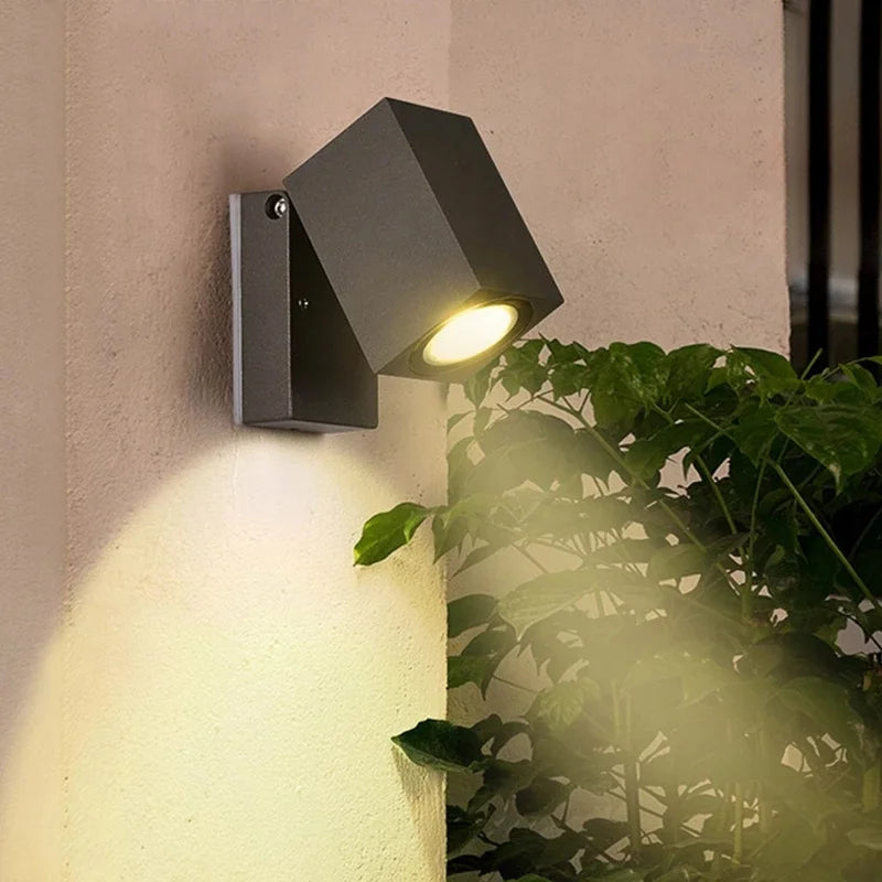 applique murale led extérieure étanche pliante pour cour jardin - vue 5 sur 15