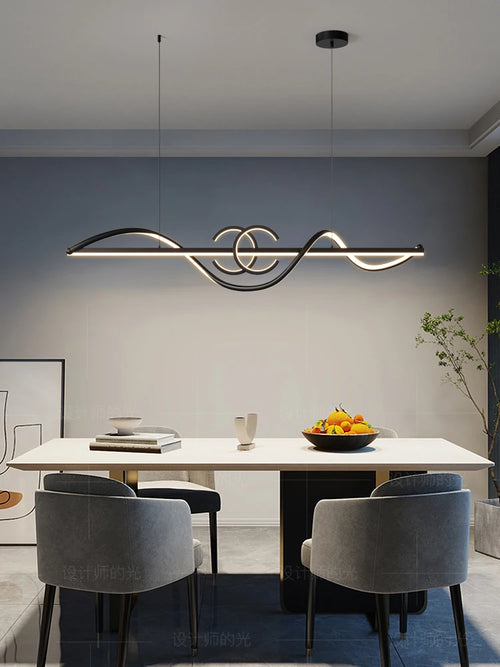 lustre led moderne simple nordique luxe luminaires intérieurs