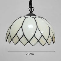 Tiffany-Pendelleuchte mit Blättermotiv für elegante Innendekoration
