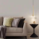 Suspension LED en laiton au design moderne