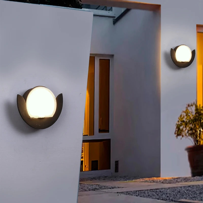applique murale moderne étanche pour éclairage extérieur et intérieur - vue 6 sur 14