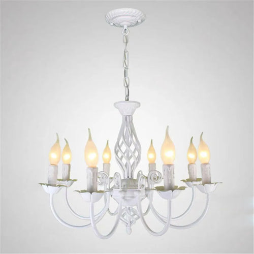 Lustre au Style européen à bougies moderne LED