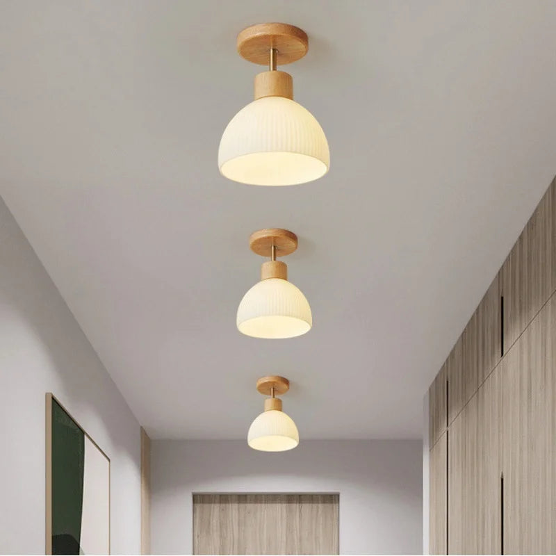Moderne Pendelleuchte mit Glasschirm für Kücheninsel - vue 3 sur 11