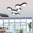 Plafonnier led moderne adn pour décoration intérieure loft café bar