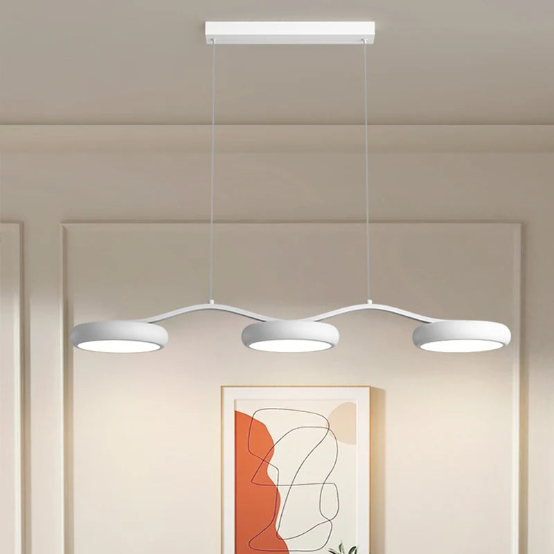 Lustre led pour bar décoration maison - vue 6 sur 8