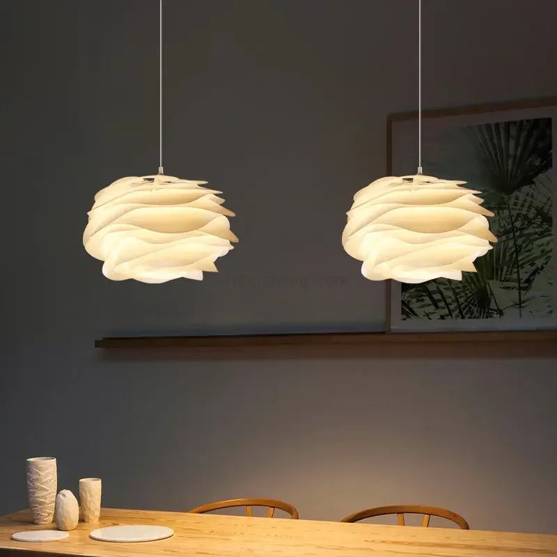 lustre romantique en acrylique design danois décoratif pour intérieur