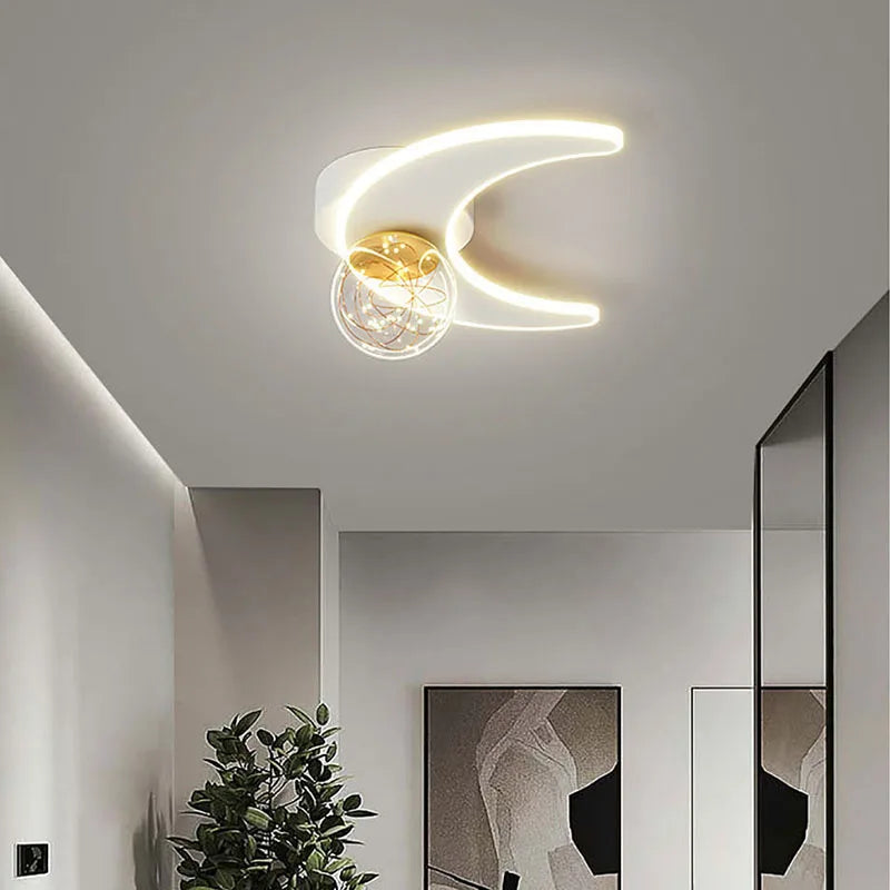 Plafonnier moderne à LEDs pour salon salle à manger chambre couloir balcon décor à la maison - vue 6 sur 11