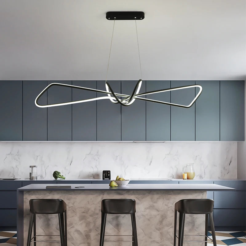 Nordic LED Pendant, Used For Dining Tables, Kitchens, Bedrooms, Foyer Living Rooms, Hotels, Restaurants, Cafes, Study Rooms, - vue 5 sur 6