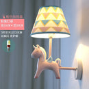 applique murale licorne dessin animé led nordique décorative