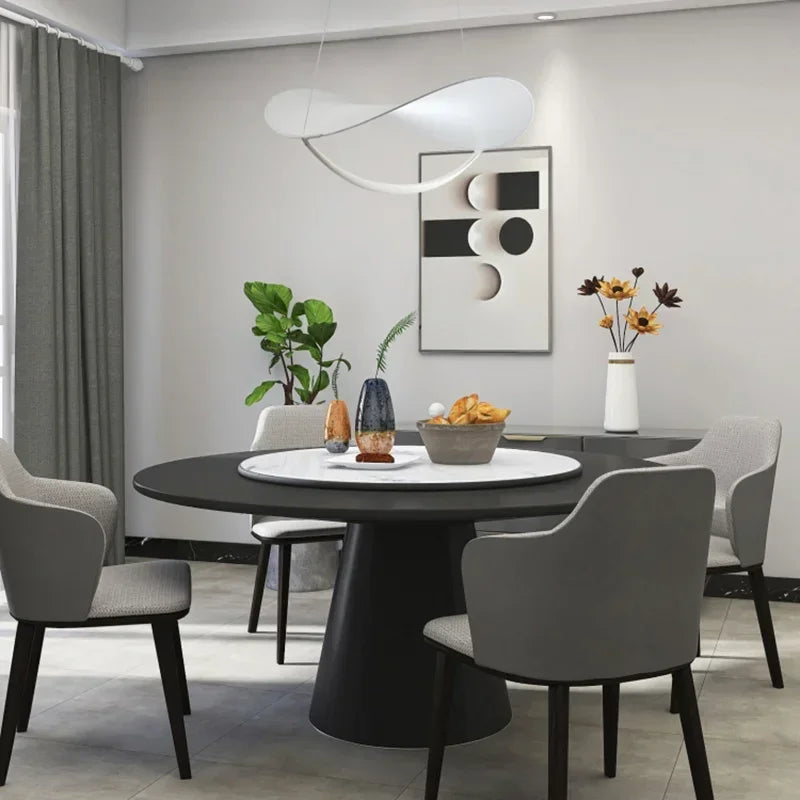 Italy Design High Quality Dining Room Kitchen Island Hanging Lamp Pendant Light Cloth Ceiling Chandelier  Close to Original - vue 5 sur 7