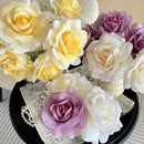 bouquet de roses artificielles décoratives pour jardin