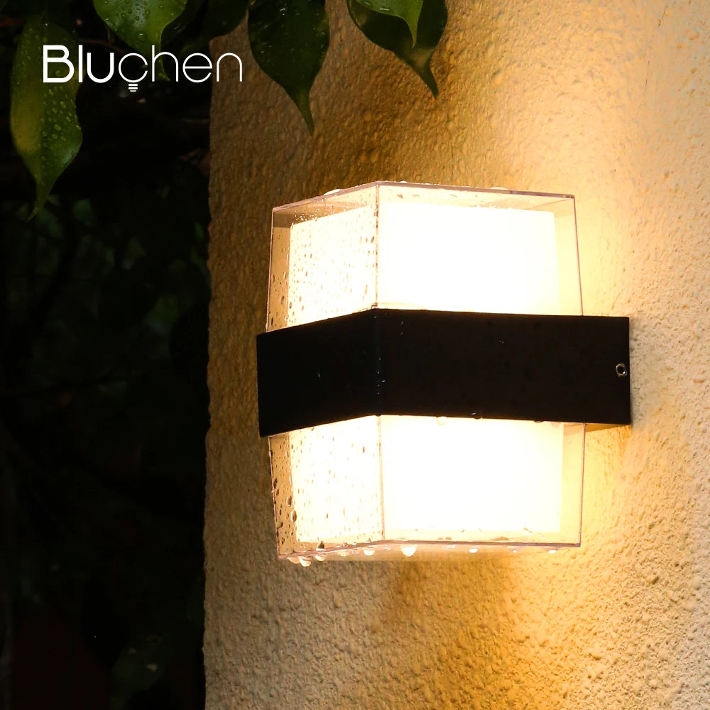 applique murale led moderne pour extérieur et intérieur - vue 2 sur 9