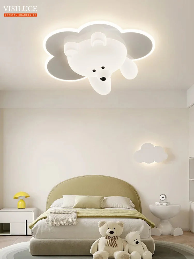 LED-Deckenleuchte Bär für Kinderzimmer - vue 2 sur 12