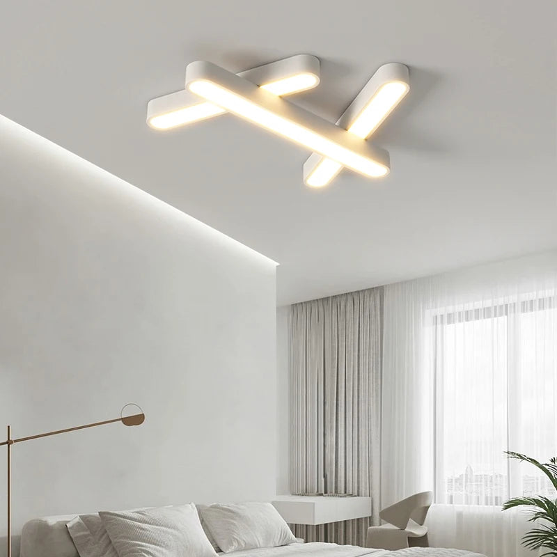 plafonnier led design moderne luminaire décoratif d'intérieur éclairage led - vue 6 sur 12