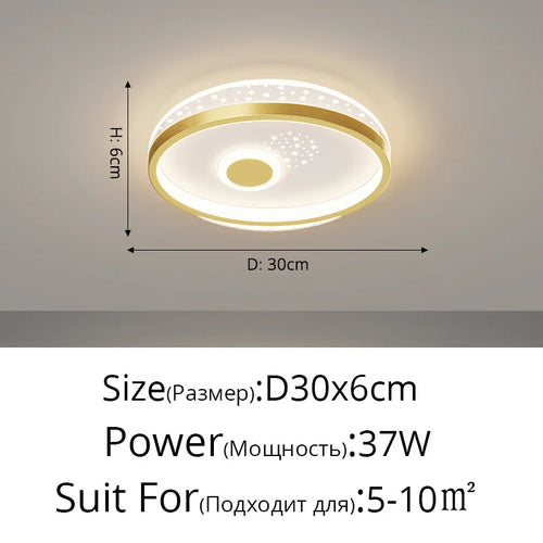 Moderner LED-Kronleuchter für Flur- und Korridorbeleuchtung - vue 12 sur 12