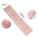 Chemin de table paillettes dorees argentees rose festif