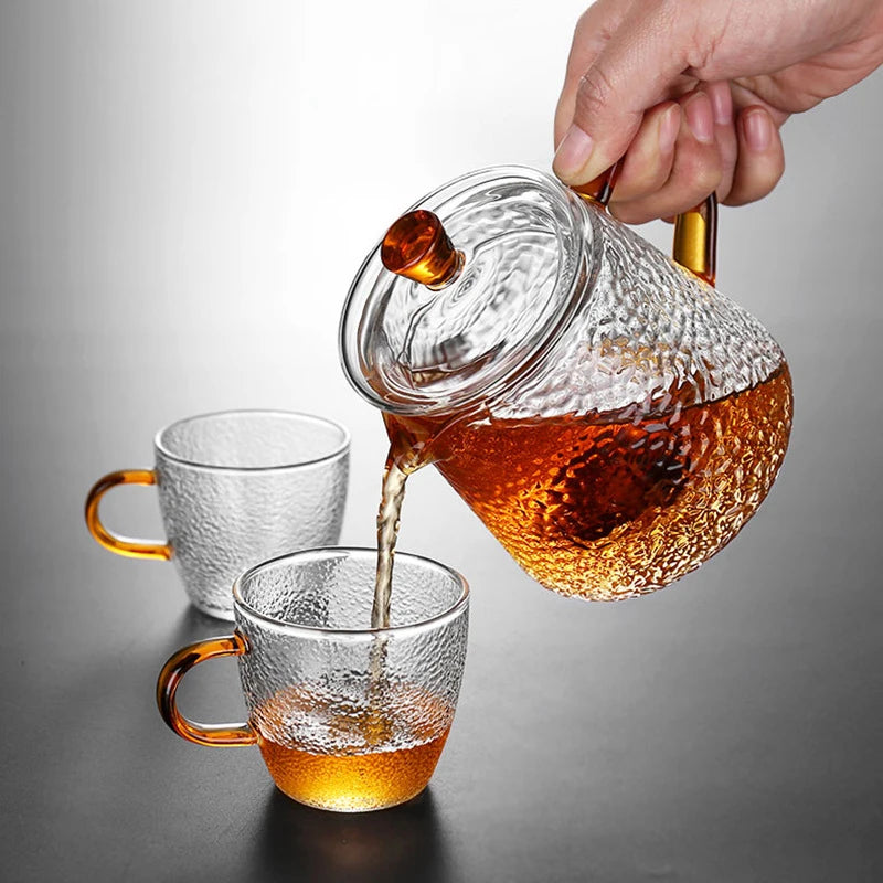 Théière japonaise verre borosilicate avec infuseur intégré - vue 4 sur 7