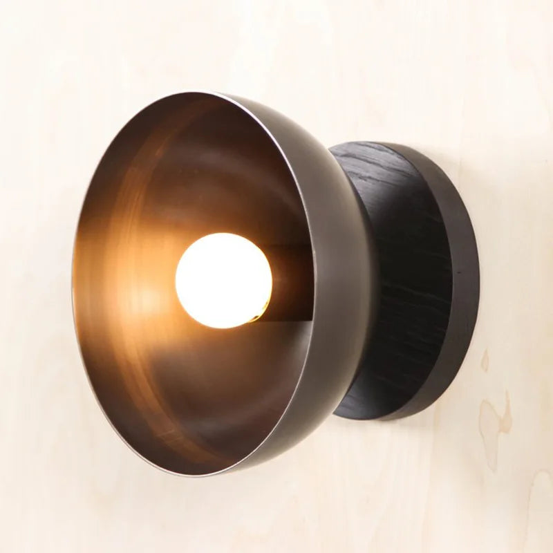 plafonnier en laiton nordique en bois massif design moderne pour décoration - vue 8 sur 8