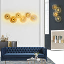 Moderne Kristall-Wandleuchte mit LED für Flur