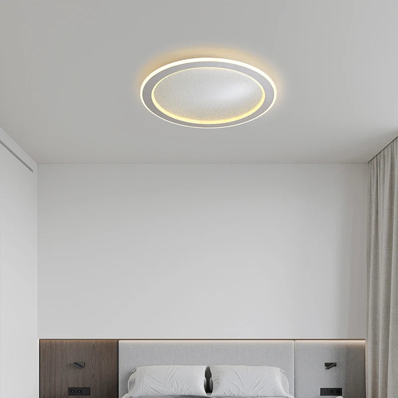 plafonnier led moderne en forme danneau pour décoration intérieure - vue 5 sur 9