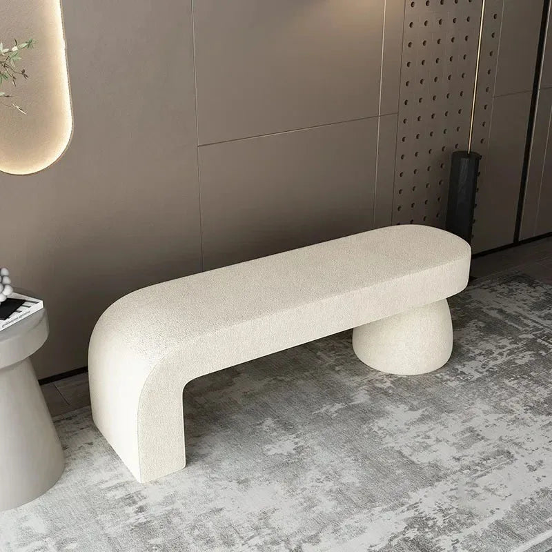 tabouret à langer nordique pour chambre et salon - vue 4 sur 27