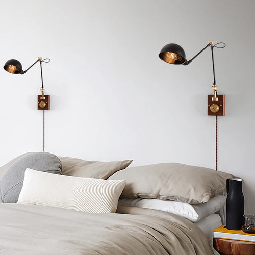 Moderne Wandleuchte mit langem Arm – dekorative Innenleuchte - vue 4 sur 7