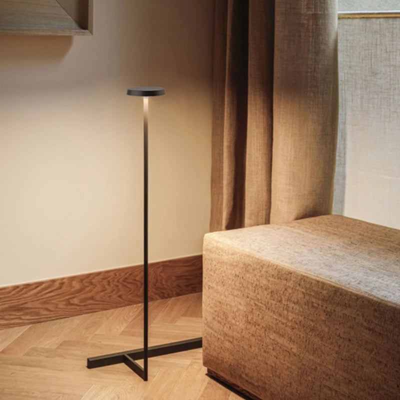 Lampadaire LED design moderne pour chambre à coucher décoration main contrôleur lampe sur pied luminaire nordique lampe de bureau - vue 7 sur 9
