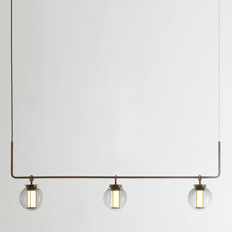 suspension en verre minimaliste pour espaces créatifs et rétro - vue 3 sur 9