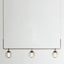 suspension en verre minimaliste pour bar et restaurant