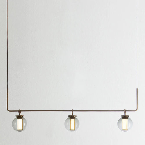 suspension en verre minimaliste pour bar et restaurant