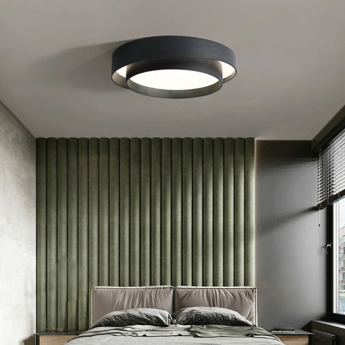 LED-Deckenleuchte minimalistisch rund für stilvolle Wohnraumbeleuchtung - vue 2 sur 7