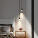 lustre led moderne décoratif d'escalier rotatif duplex nordique