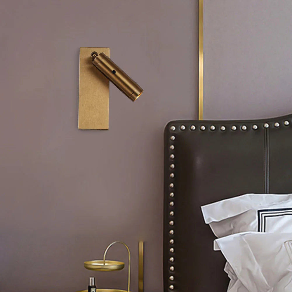 3W LED Reading Wall Lamp With Switch DC5V USB Charging Port Bedside 350 Degree Rotation Bedroom Hotel Headboard Sconces Light - vue 3 sur 7