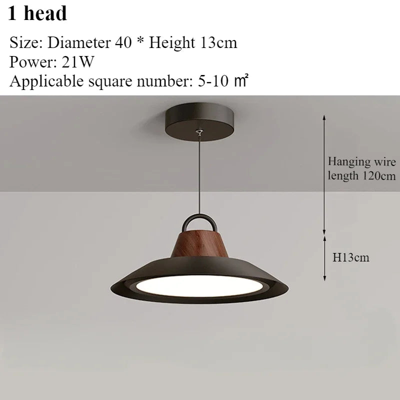 lustre moderne nordique créatif pour décoration intérieure avec lumières led - vue 17 sur 16