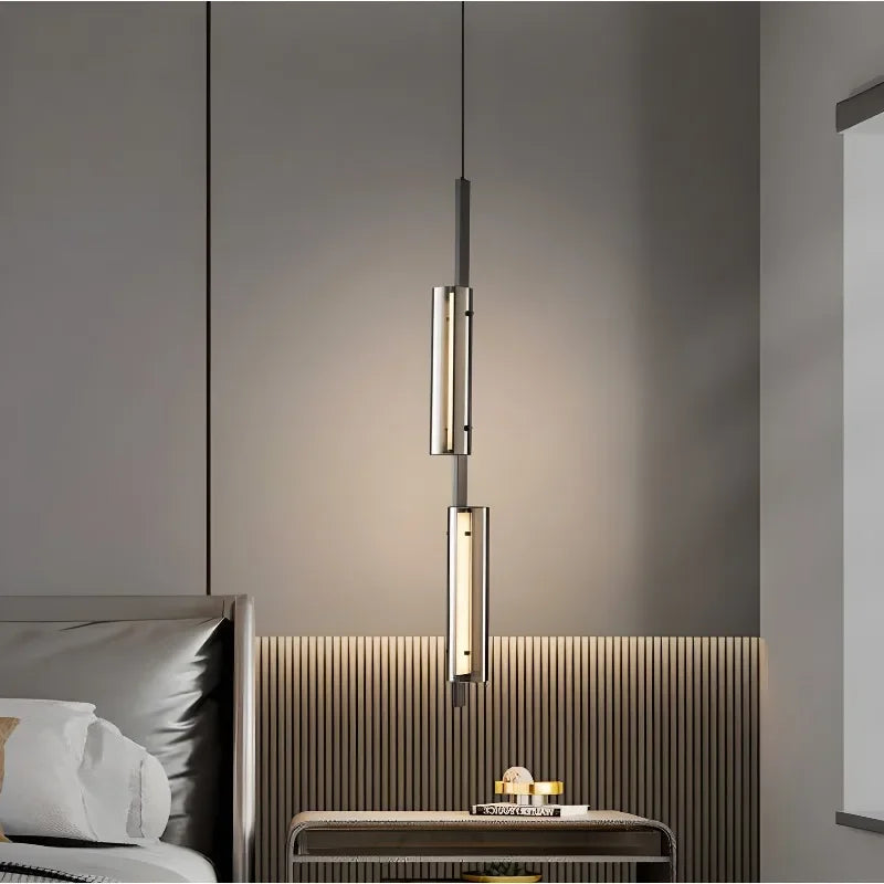 suspension à led en laiton pour décoration moderne intérieure - vue 4 sur 8