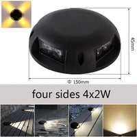 Outdoor floor lights, waterproof underground lights, led aisle, trail lights, stairs, hole-free garden lights, lawn steps