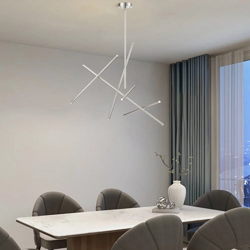 lustre post-moderne créatif personnalité nordique led forme branche