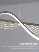 Moderner LED-Kronleuchter Pendelleuchte im minimalistischen Design für den Innenbereich