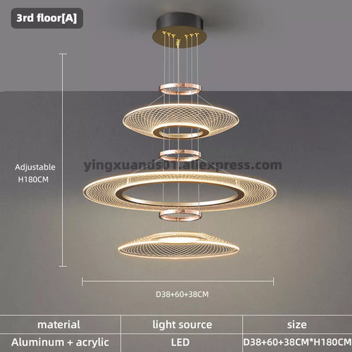 LED-Pendelleuchte mit zwei Leuchten für Hotel und Restaurant - vue 11 sur 11