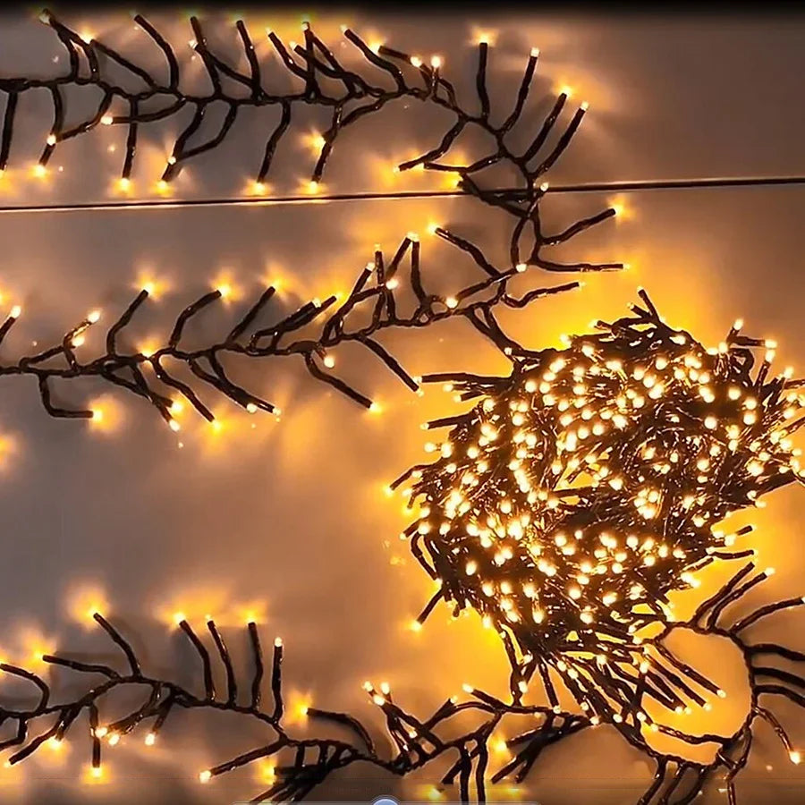 Weihnachtslichterkette 2.000 LED wasserdicht für außen 8 Modi - vue 3 sur 8