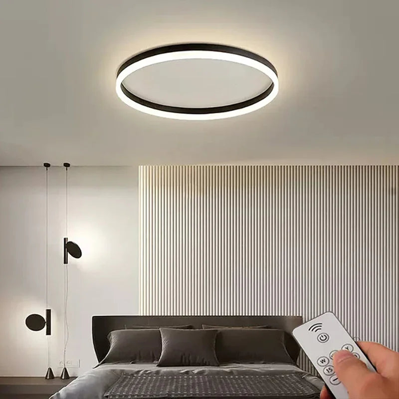 plafonnier moderne à leds pour décoration intérieure élégante et lumineuse - vue 3 sur 16