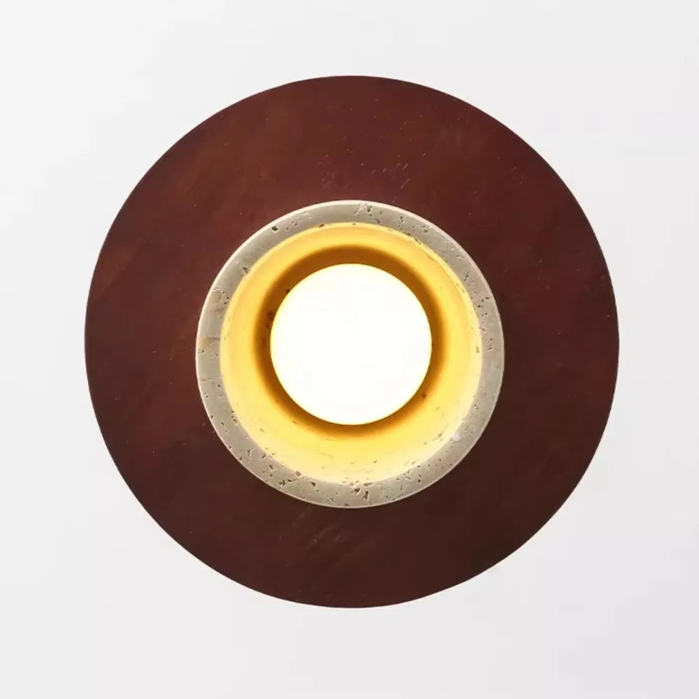 lustre moderne en pierre pour restaurant et chevet - vue 6 sur 9