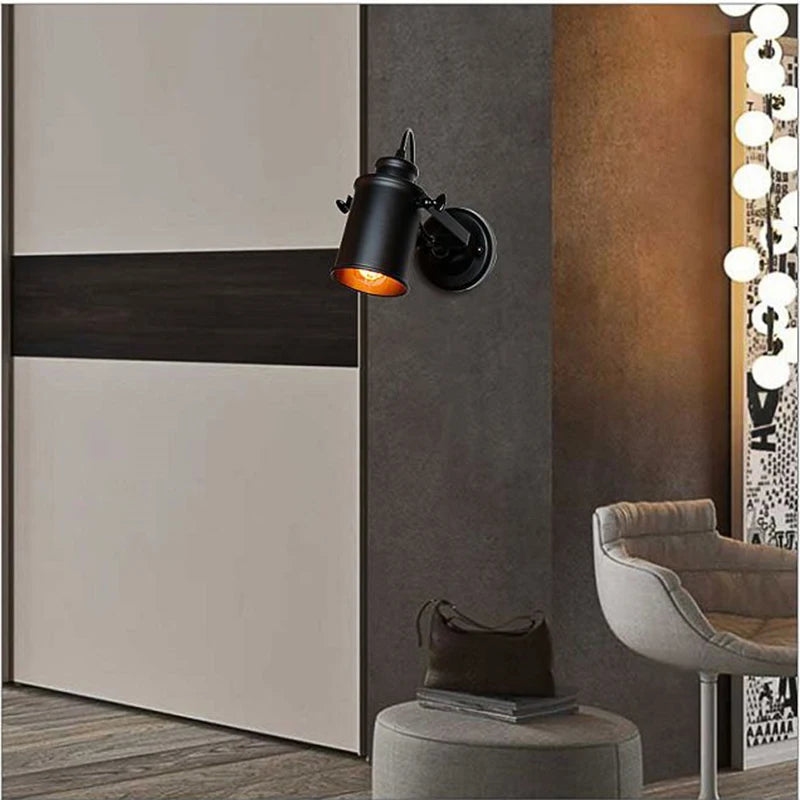 Applique murale industrielle Vintage nordique - vue 5 sur 8