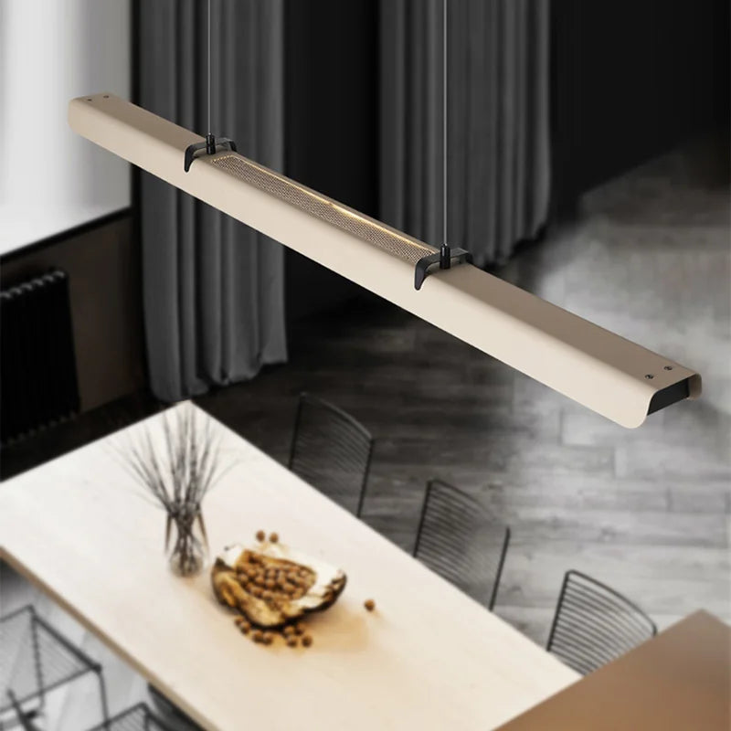 lampe led suspendue décorative avec cordon métallique gradation variable - vue 3 sur 8