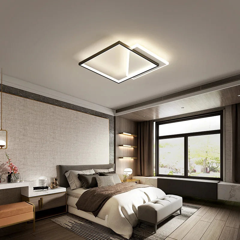 Modern LED Ceiling Lights Surface Mounting Lamp for Living Dining Room - vue 4 sur 16