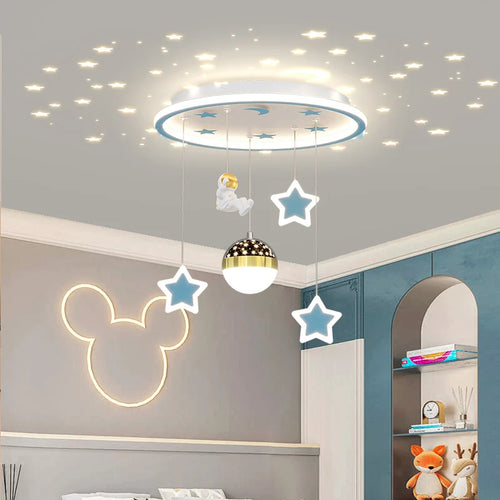 LED-Deckenleuchte in Sternform für das Kinderzimmer - vue 2 sur 9