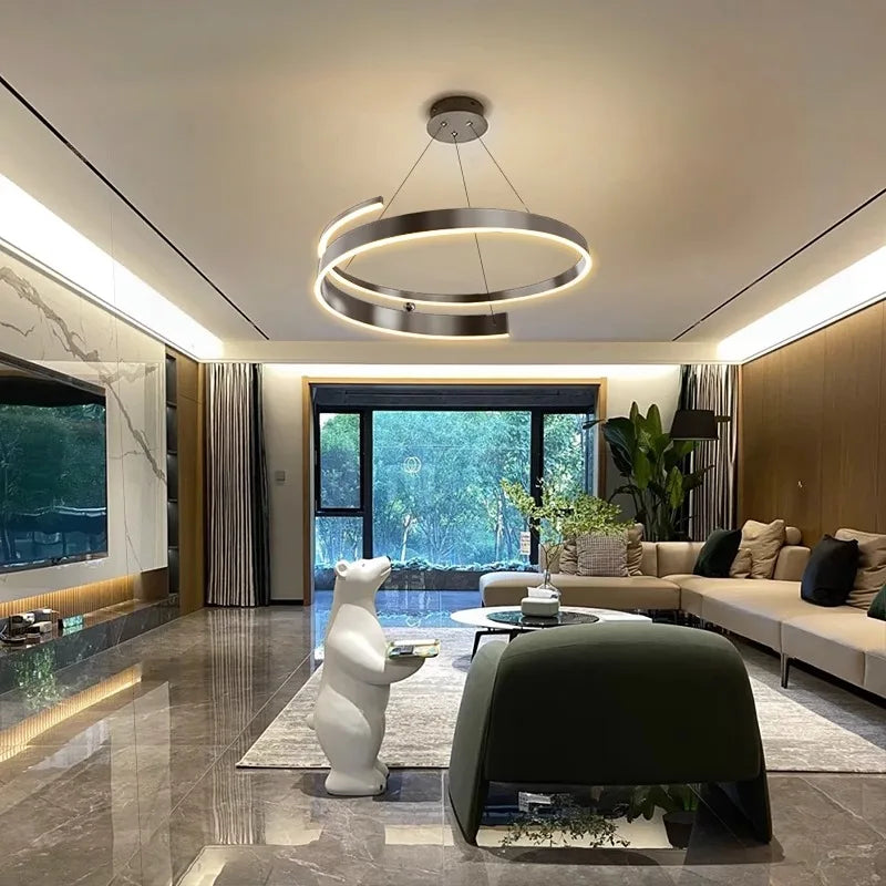 Lustre Décoration d'intérieur moderne salle à manger lumières éclairage intérieur - vue 5 sur 7
