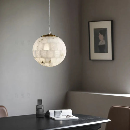 suspension en marbre naturel moderne pour décoration intérieure